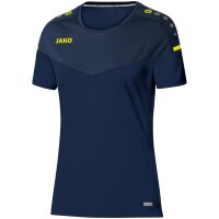 Jako T-Shirt Champ 2.0 Damen - marine/darkblue/neongelb