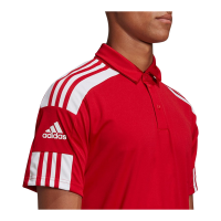 adidas Squadra 21 Poloshirt Herren - rot/weiß S