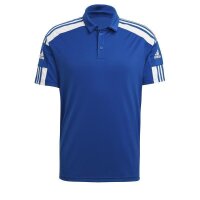 adidas Squadra 21 Poloshirt Herren - blau/weiß M