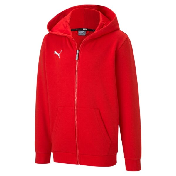 Puma GOAL 23 Casuals Kapuzenjacke Kinder rot Gr 152