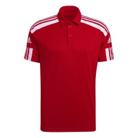 adidas Squadra 21 Poloshirt Herren - rot/wei&szlig; M