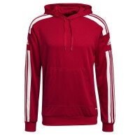 adidas Squadra 21 Hoodie Herren - rot/weiß-XS