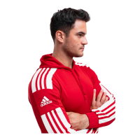 adidas Squadra 21 Hoodie Herren - rot/weiß-L
