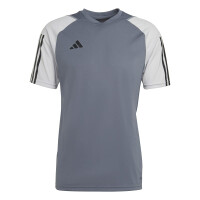 adidas Tiro 23 Competition Trikot Herren - grau/weiß -M