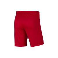 Nike Herren Fußball Park 3 Shorts rot weiß Gr M