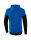 Erima Training Squad Trainingsjacke mit Kapuze Kinder blau schwarz weiß Gr 128