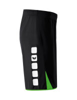 Erima CLASSIC 5-C Shorts - schwarz/green