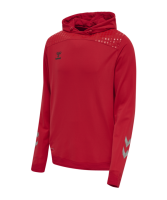 Hummel Lead Poly Hoodie Herren rot - L