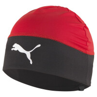 Puma teamLIGA Beanie Kinder - schwarz/rot