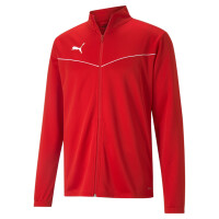 Puma teamRISE Training Poly Jacke Herren rot weiß Gr M