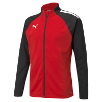 Puma teamLIGA Trainingsjacke Herren - rot/schwarz -M