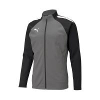 Puma teamLIGA Trainingsjacke Herren - grau/schwarz - L