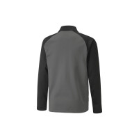 Puma teamLIGA Trainingsjacke Kinder - grau/schwarz/weiß-152