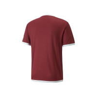Puma teamLIGA Trikot Herren dunkelrot weiß Gr L