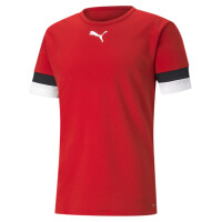 Puma Fußball teamRISE Trikot Herren rot schwarz weiß Gr L