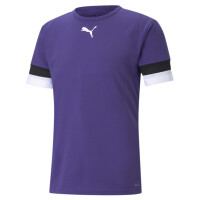 Puma Fußball teamRISE Trikot Herren lila schwarz weiß Gr L