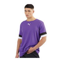 Puma Fußball teamRISE Trikot Herren lila schwarz weiß Gr L