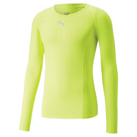 Puma teamLIGA Baselayer Langarmshirt Herren fizzy lime Gr L