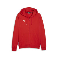 Puma teamGOAL Casuals Full-Zip Hoodie Herren - rot-XL