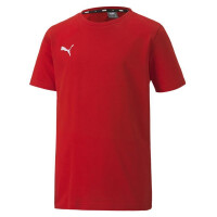 Puma teamGOAL 23 Casuals T-Shirt Kinder - rot -128