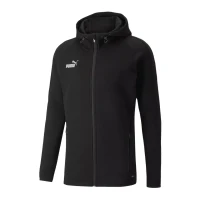 Puma teamFINAL Herren Casuals Kapuzenjacke schwarz Gr S