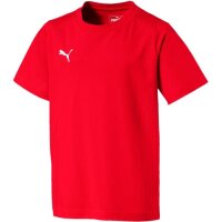 Puma LIGA Casuals Tee Jr - Puma Red/Puma White - 152