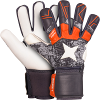 Derbystar Goalie v22 Torwarthandschuhe Kinder - orange/grau 4