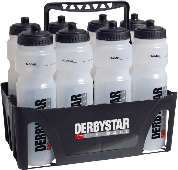 Derbystar Trinkflaschenhalter - schwarz - für 8 Trinkflaschen