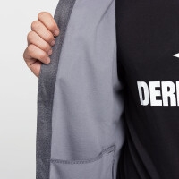 Derbystar Primo Kapuzenjacke - grau schwarz - XL