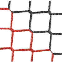 Tornetze 7,5x2,5 in rot/schwarz / Auslage: 2x2m (1 Paar)