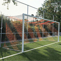 Tornetze 7,5x2,5 in rot/schwarz / Auslage: 2x2m (1 Paar)