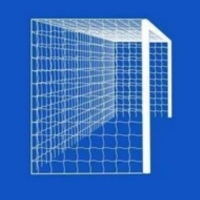 Tornetz 7,5x2,5 in blau/weiß / Auslage: 2x2m