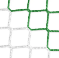 Tornetz 7,5x2,5 in grün/weiß / Auslage: 0,80x2m