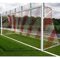 Tornetze 7,5x2,5 in rot/weiß / Auslage: 0,80x2m (1 Paar)