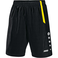 Jako - Sporthose Turin - schwarz/citro - M