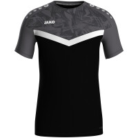 Jako - T-Shirt Iconic - schwarz/anthrazit - L