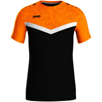 Jako - T-Shirt Iconic - schwarz/neonorange - L