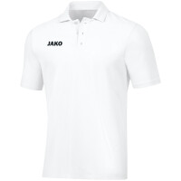 Jako Poloshirt Base Kinder Herren weiß Gr M