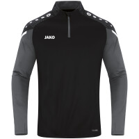 Jako - Ziptop Performance - schwarz/anthra light - 3XL