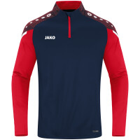 Jako - Ziptop Performance - marine/rot - 152