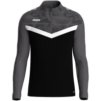 Jako - Ziptop Iconic - schwarz/anthrazit - M