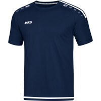 JAKO Fußball Trikot Striker 2.0 Herren Kurzarmshirt marine weiß Gr M