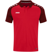 Jako - Polo Performance - rot/schwarz - XL