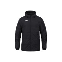 Jako - Coachjacke Team mit Kapuze - schwarz - XL