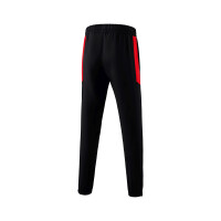 Erima Team Präsentationshose - schwarz/rot - M