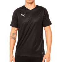 Puma Liga Core Herren Fussball Trikot schwarz/weiß