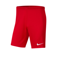 Nike Herren Fußball Park 3 Shorts rot weiß