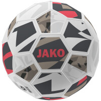 JAKO Trainingsball Iconic - weiß grau coral - 5