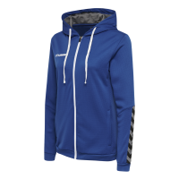 Hummel Authentic Poly Kapuzenjacke Damen blau