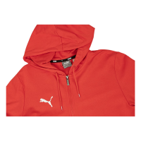 Puma teamGOAL Casuals Full-Zip Hoodie Herren - rot